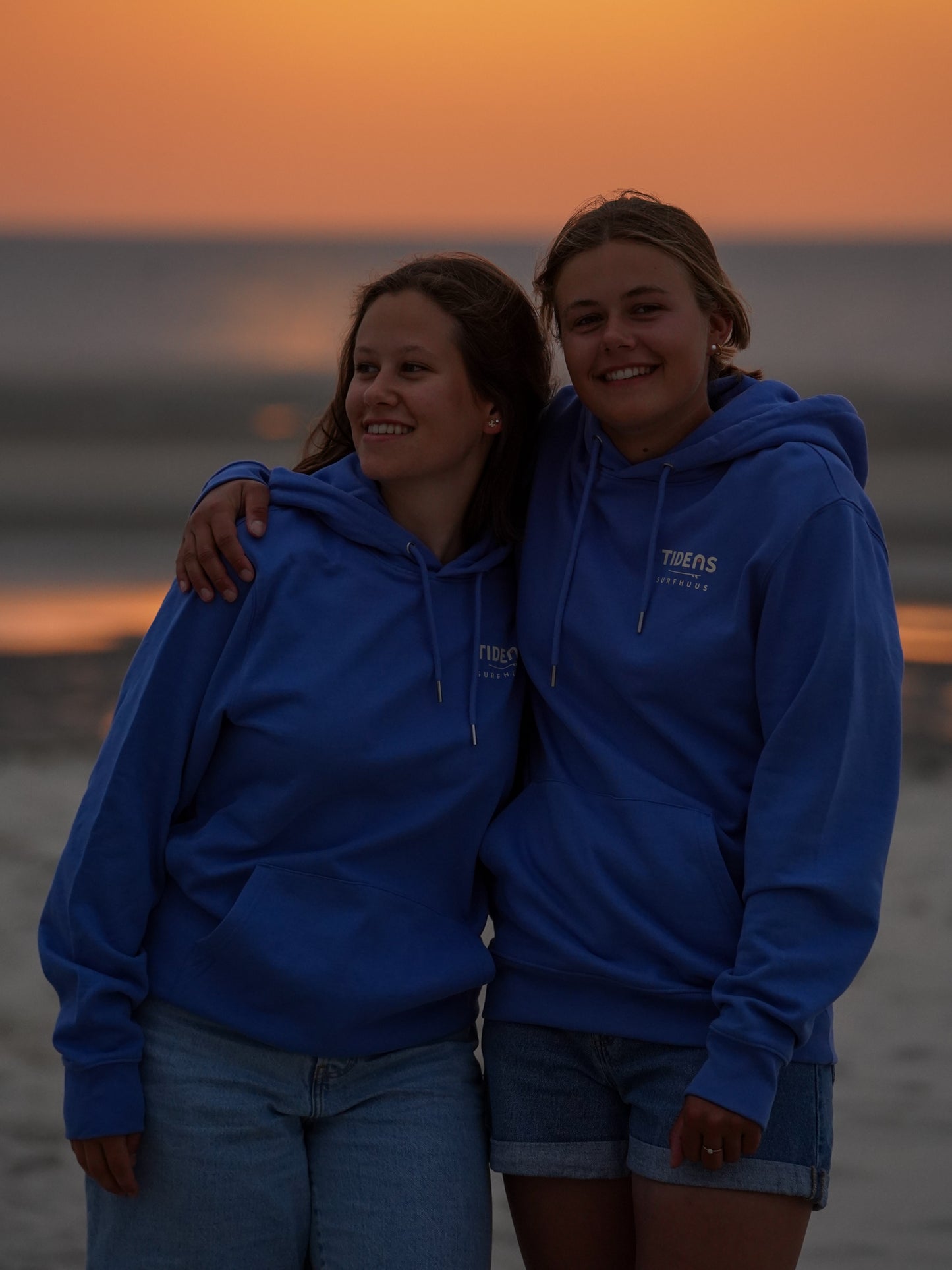 Tidens Hoodie "Born to Surf" blau